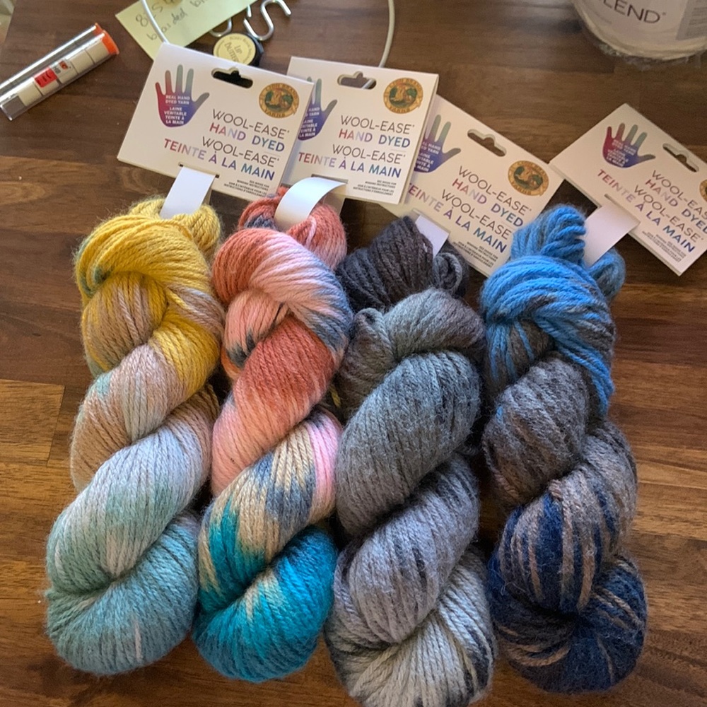 Wool-Ease hand dyed